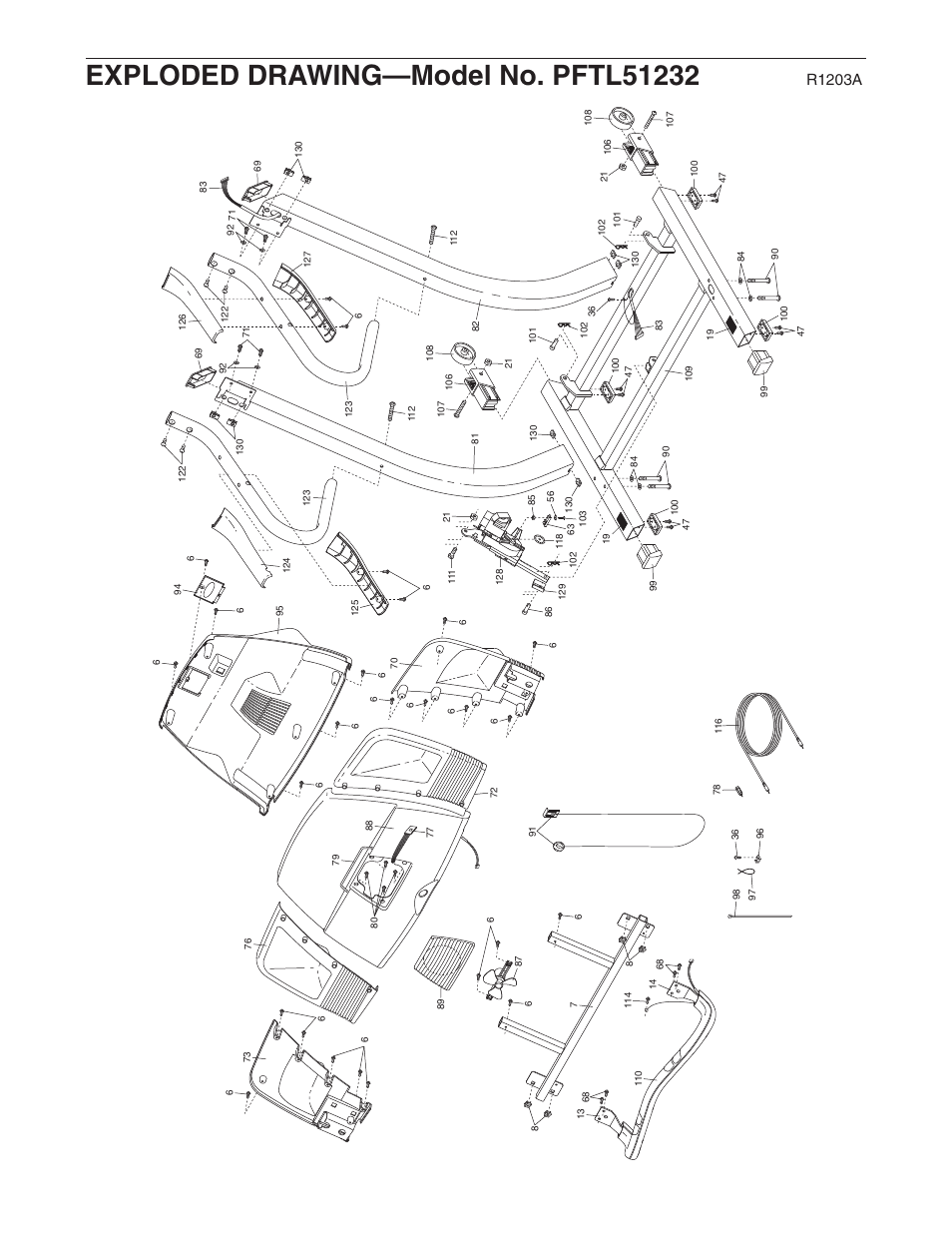R1203a | ProForm 530 User Manual | Page 33 / 34