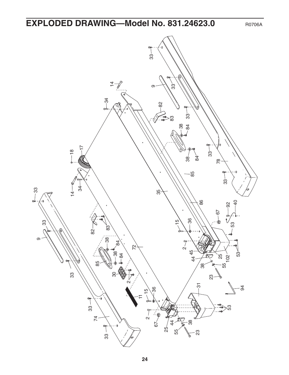 ProForm 831.24623.0 User Manual | Page 24 / 28