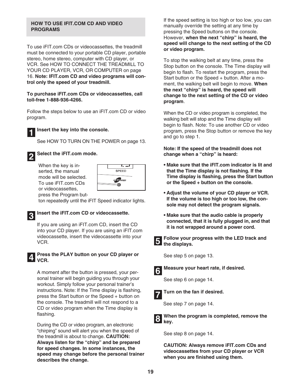 ProForm 30513.1 User Manual | Page 19 / 30