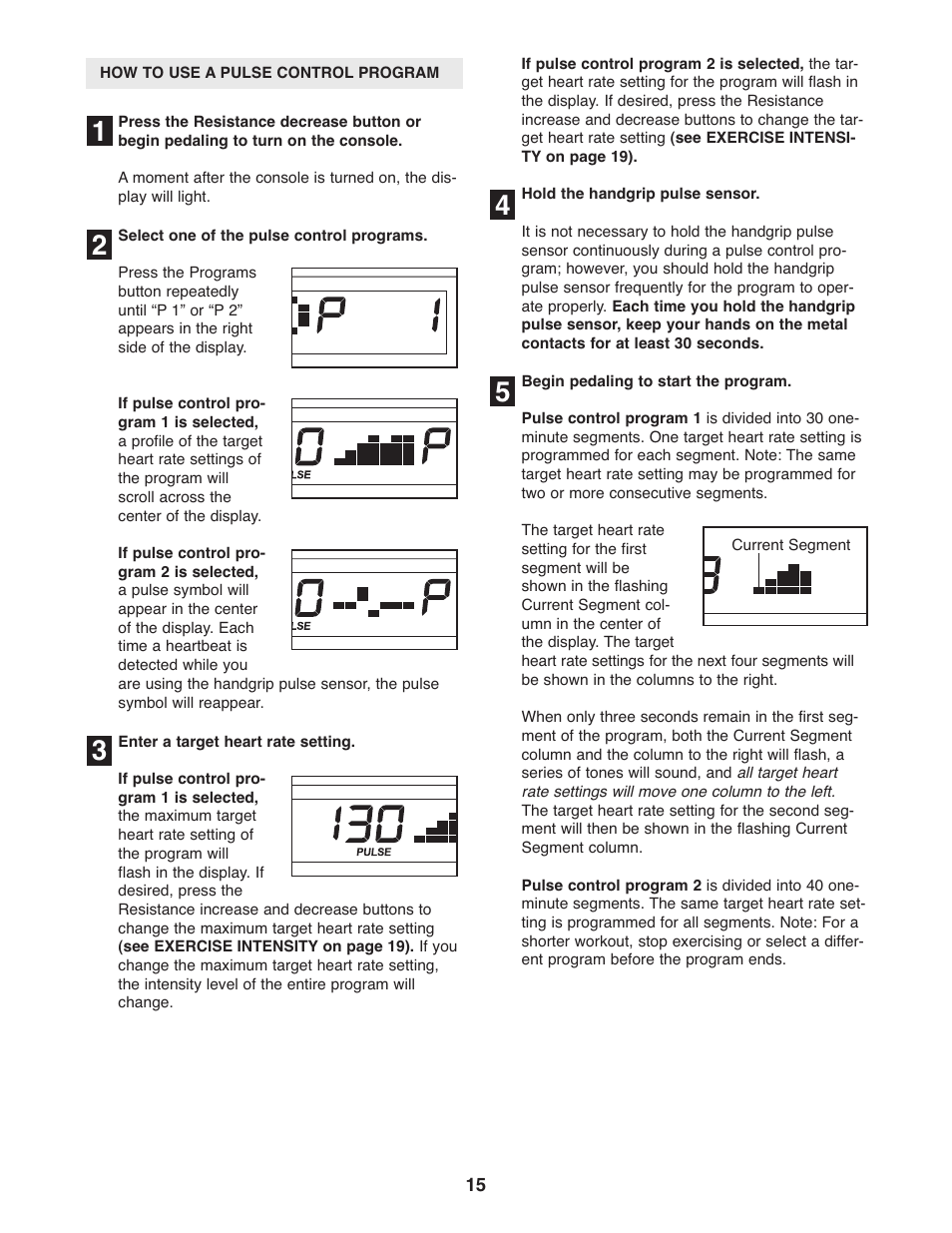 ProForm PFEL5905.0 User Manual | Page 15 / 24