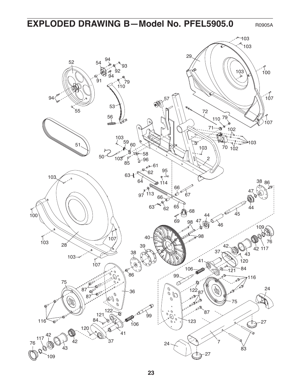 ProForm PFEL5905.0 User Manual | Page 23 / 24