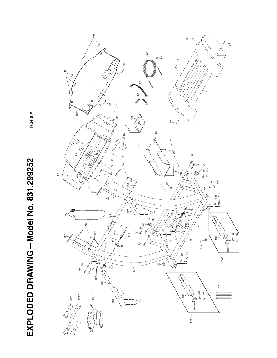 R0400a | ProForm 831.299252 User Manual | Page 25 / 26