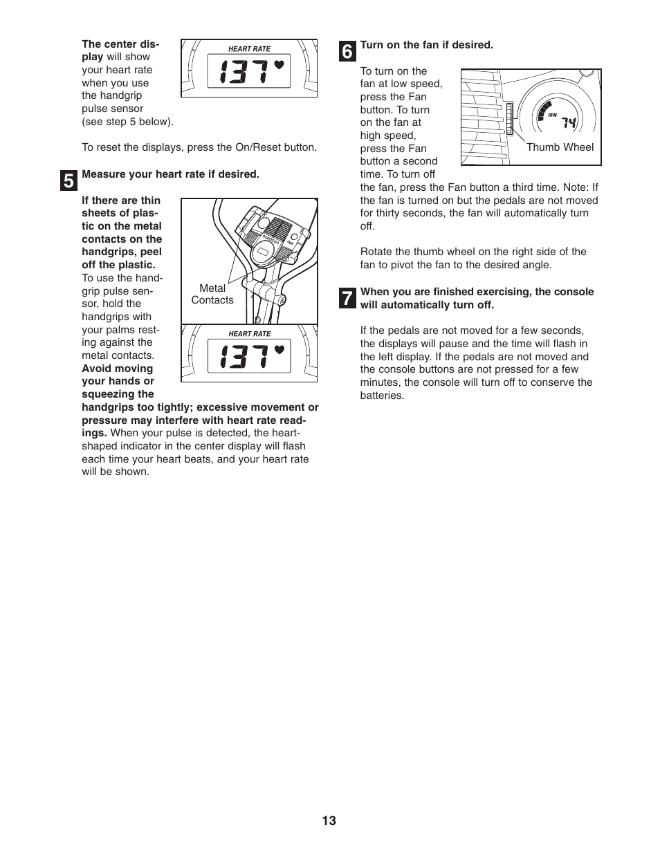 ProForm PFEL71032 User Manual | Page 13 / 24
