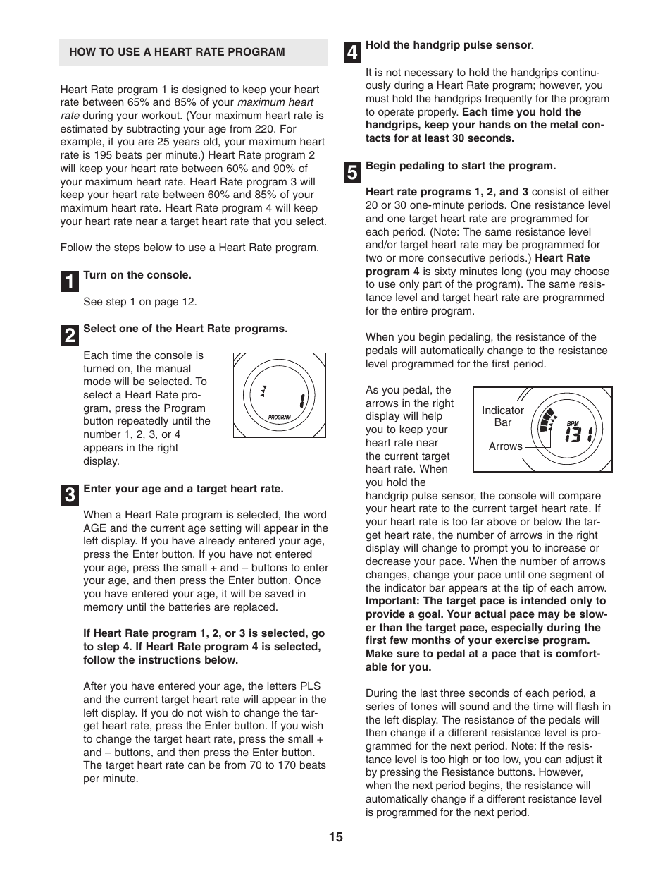 ProForm PFEL71032 User Manual | Page 15 / 24