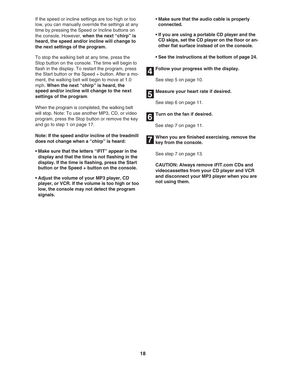 ProForm 831.295250 User Manual | Page 18 / 30
