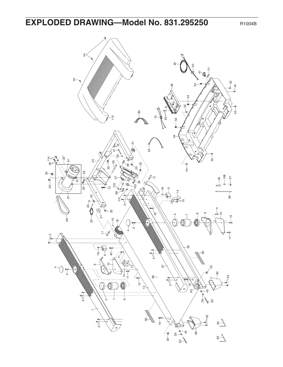 R1004b | ProForm 831.295250 User Manual | Page 28 / 30