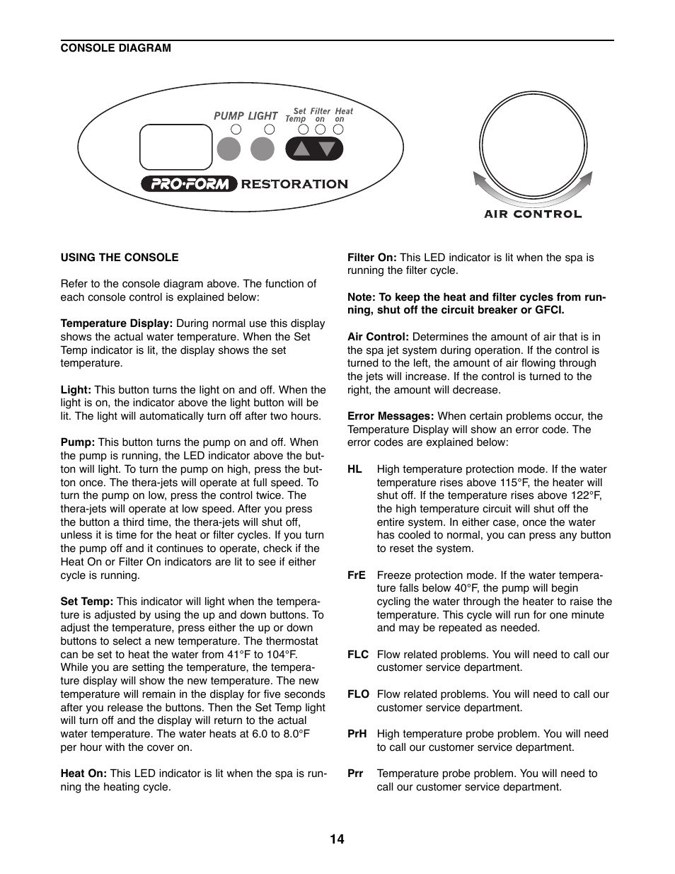 ProForm 831.21005 User Manual | Page 14 / 24