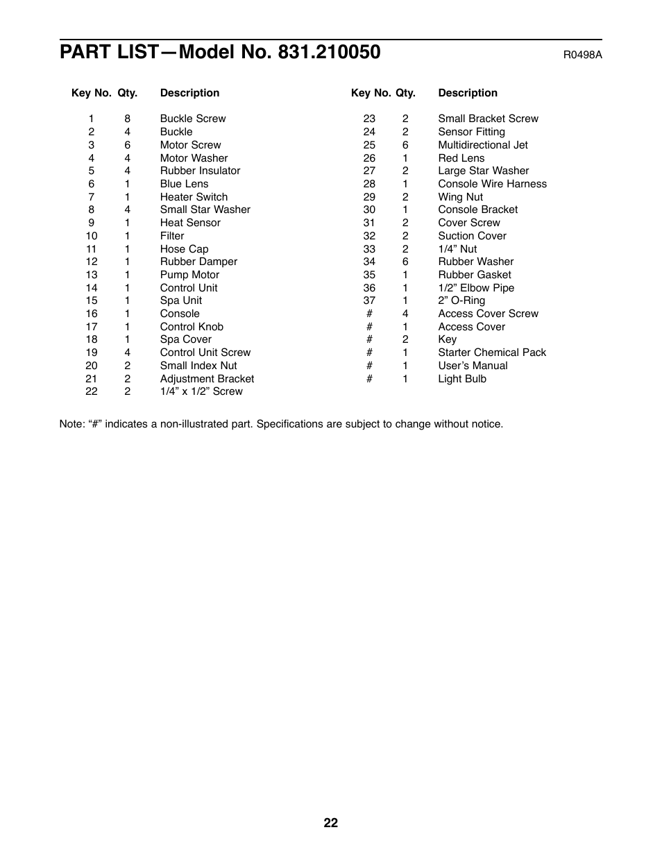 ProForm 831.21005 User Manual | Page 22 / 24