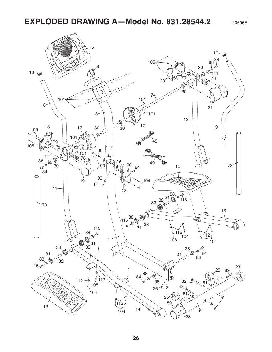 ProForm XP 130 831.28544.2 User Manual | Page 26 / 28