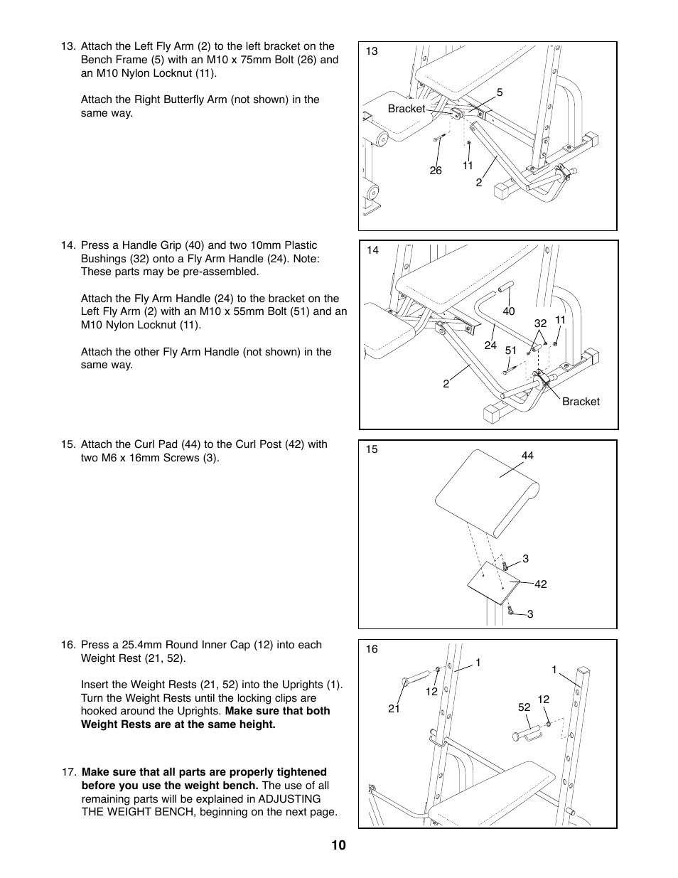 ProForm PFBE62290 User Manual | Page 10 / 18