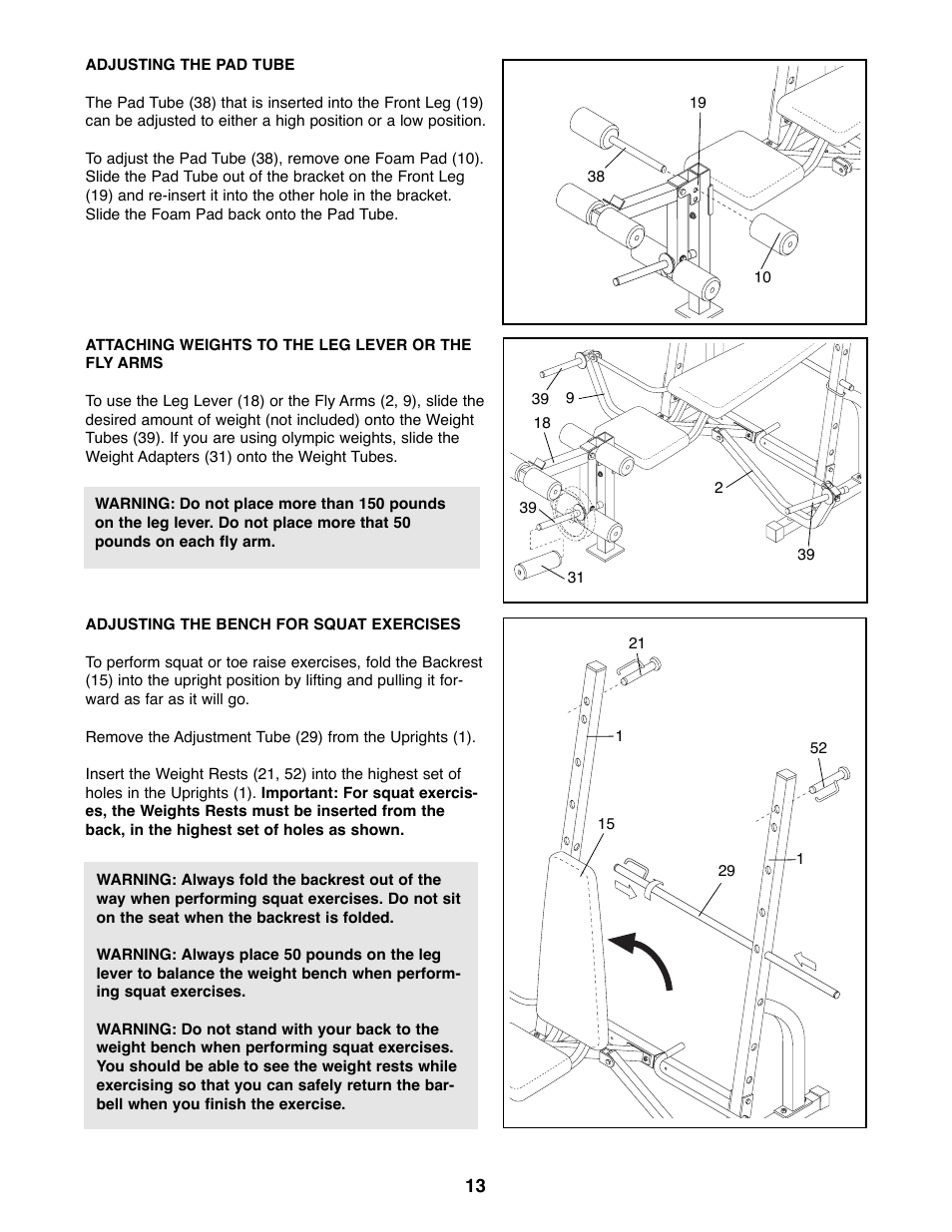 ProForm PFBE62290 User Manual | Page 13 / 18