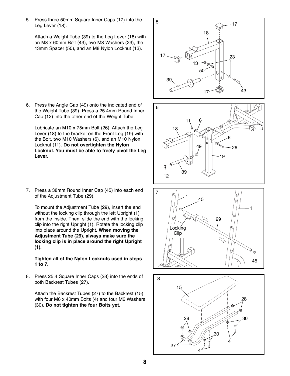 ProForm PFBE62290 User Manual | Page 8 / 18