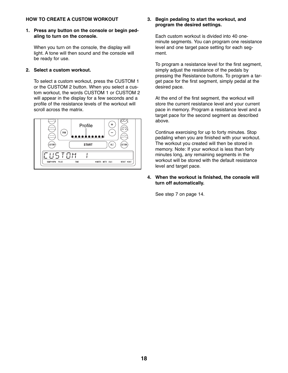 ProForm PFEL07807.1 User Manual | Page 18 / 28
