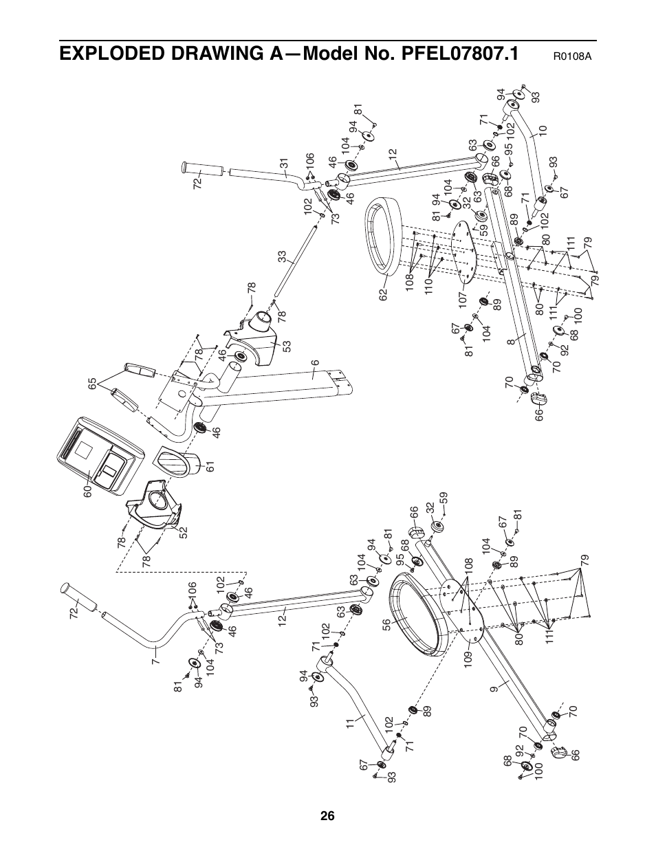ProForm PFEL07807.1 User Manual | Page 26 / 28
