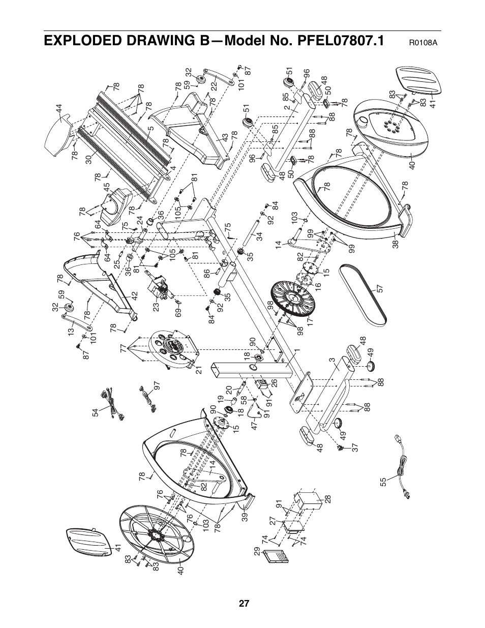 ProForm PFEL07807.1 User Manual | Page 27 / 28