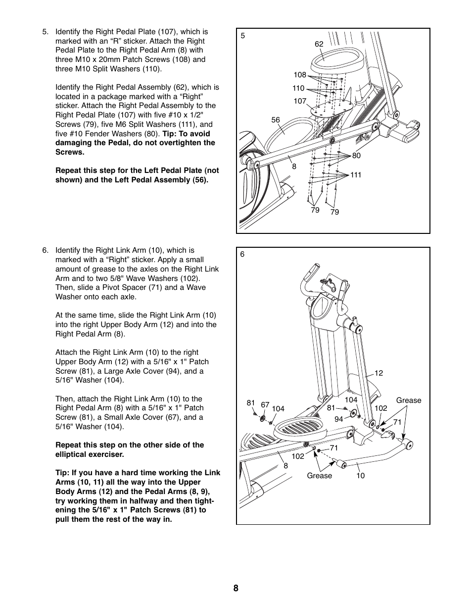 ProForm PFEL07807.1 User Manual | Page 8 / 28
