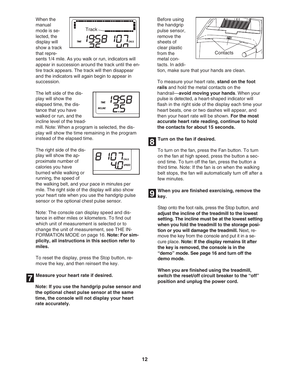 ProForm CrossTrainer 831.24655.0 User Manual | Page 12 / 28