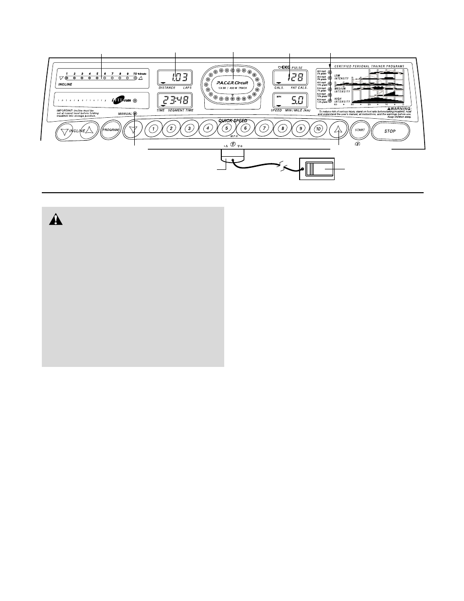 Caution | ProForm 831.299570 User Manual | Page 10 / 30