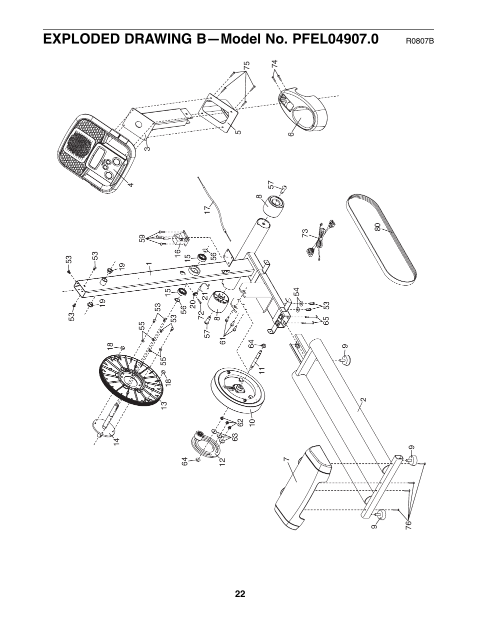 ProForm PFEL04907.0 User Manual | Page 22 / 24