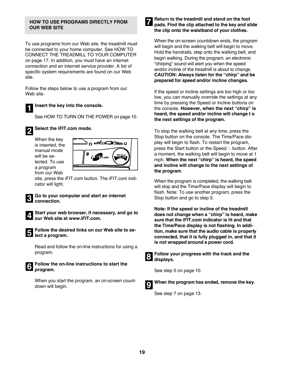 ProForm PFTL99222H User Manual | Page 19 / 30