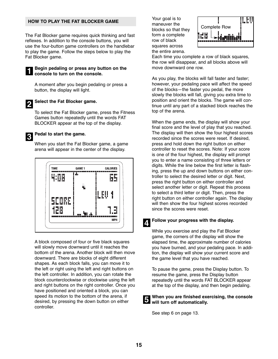 ProForm PFEX44177.0 User Manual | Page 15 / 24