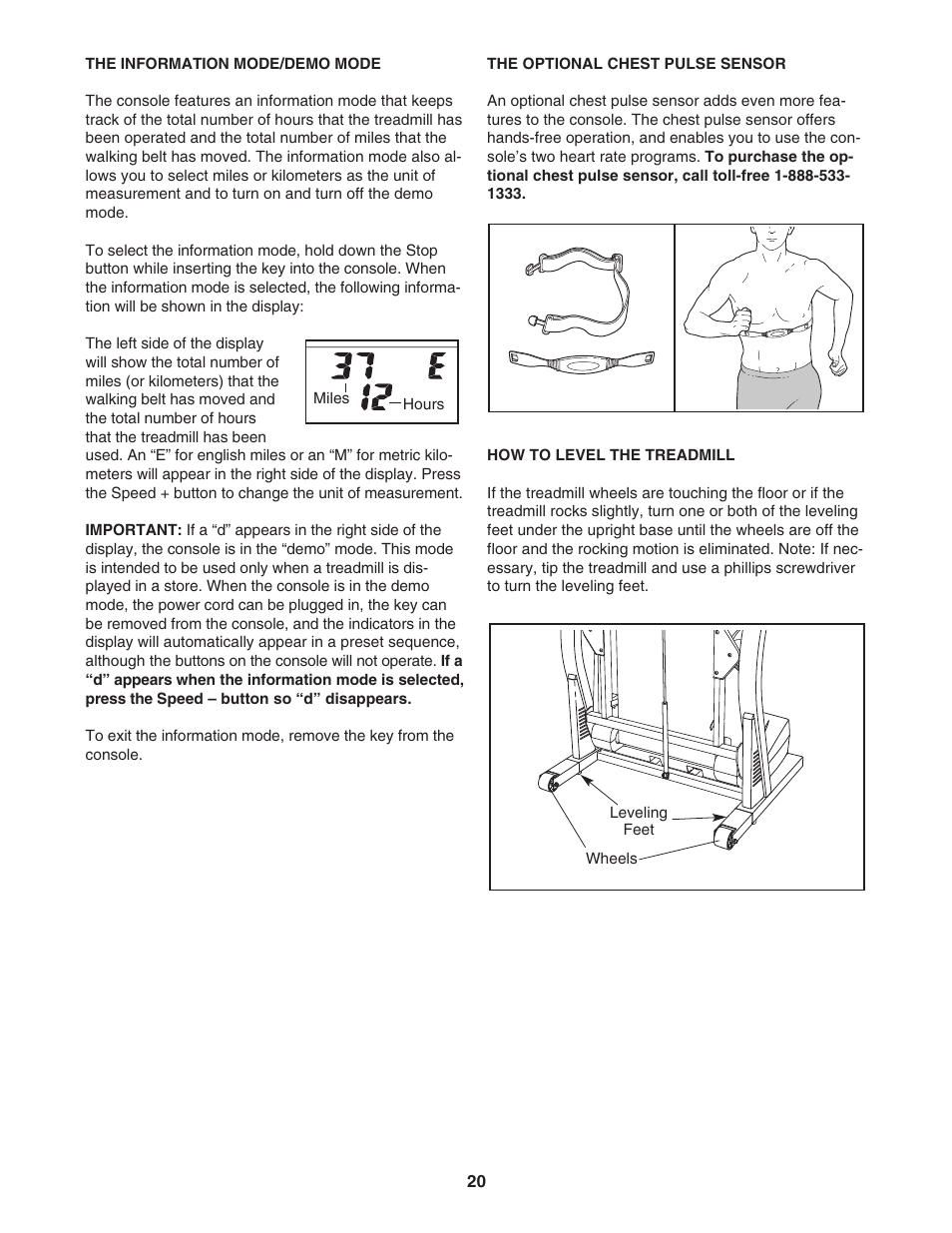 ProForm 831.295062 User Manual | Page 20 / 30