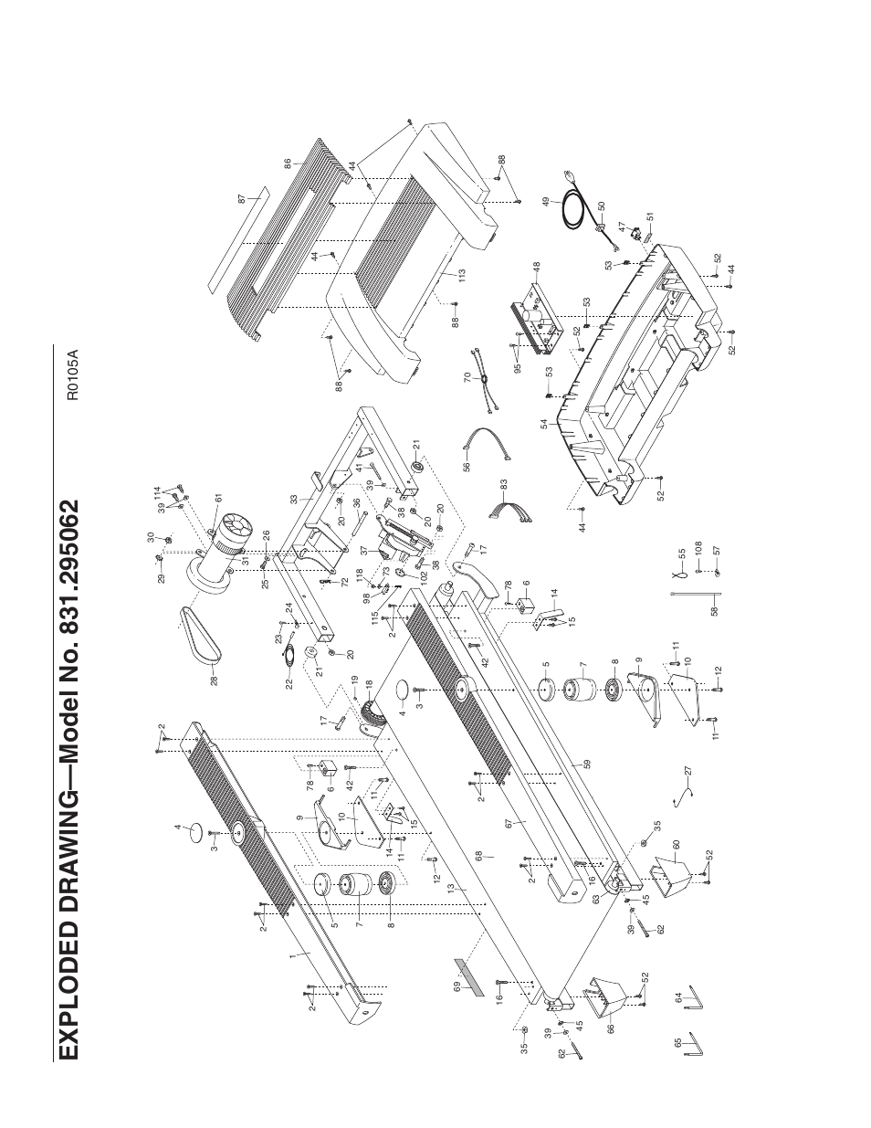 R0105a | ProForm 831.295062 User Manual | Page 28 / 30
