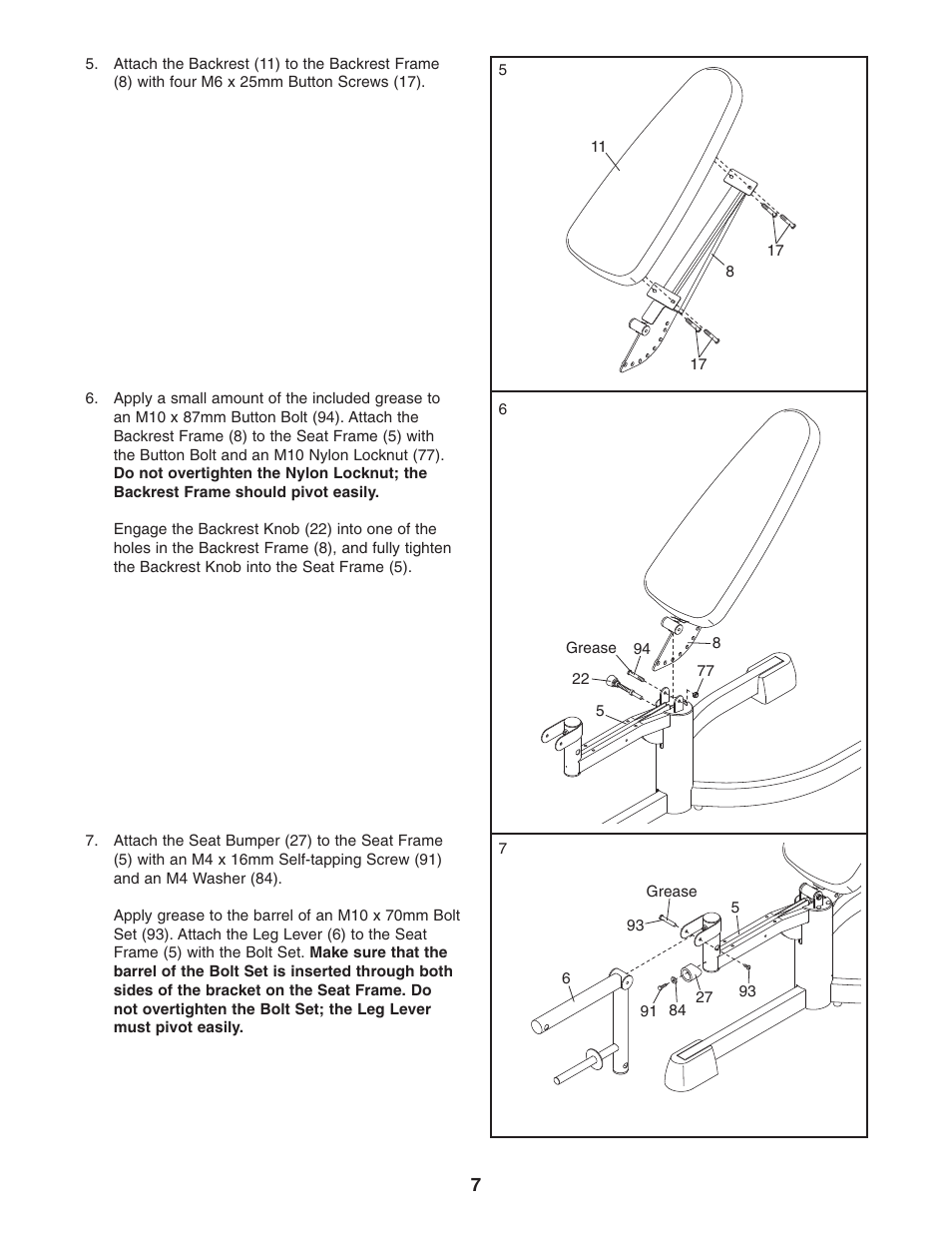 ProForm PFBE3006.0 User Manual | Page 7 / 24