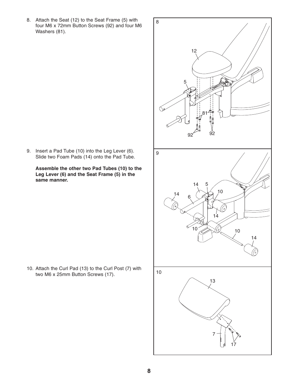 ProForm PFBE3006.0 User Manual | Page 8 / 24