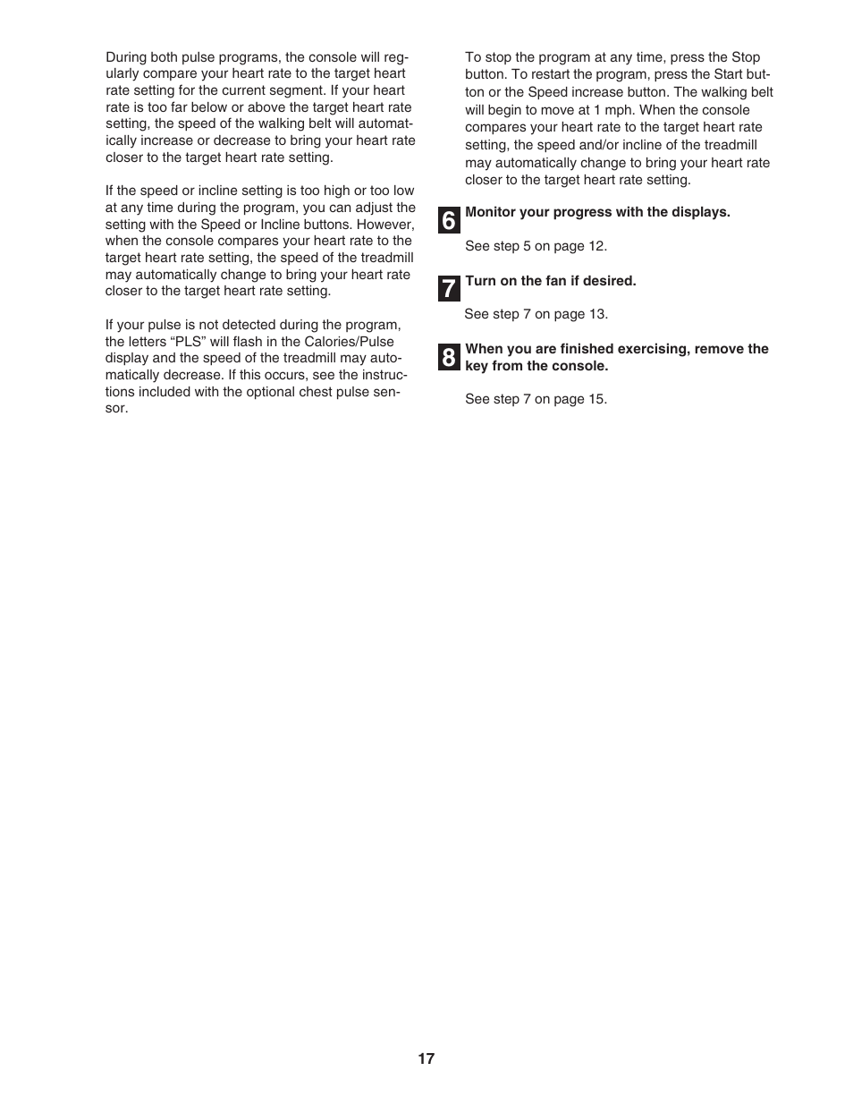 ProForm SPORT PFTL91205.0 User Manual | Page 17 / 30