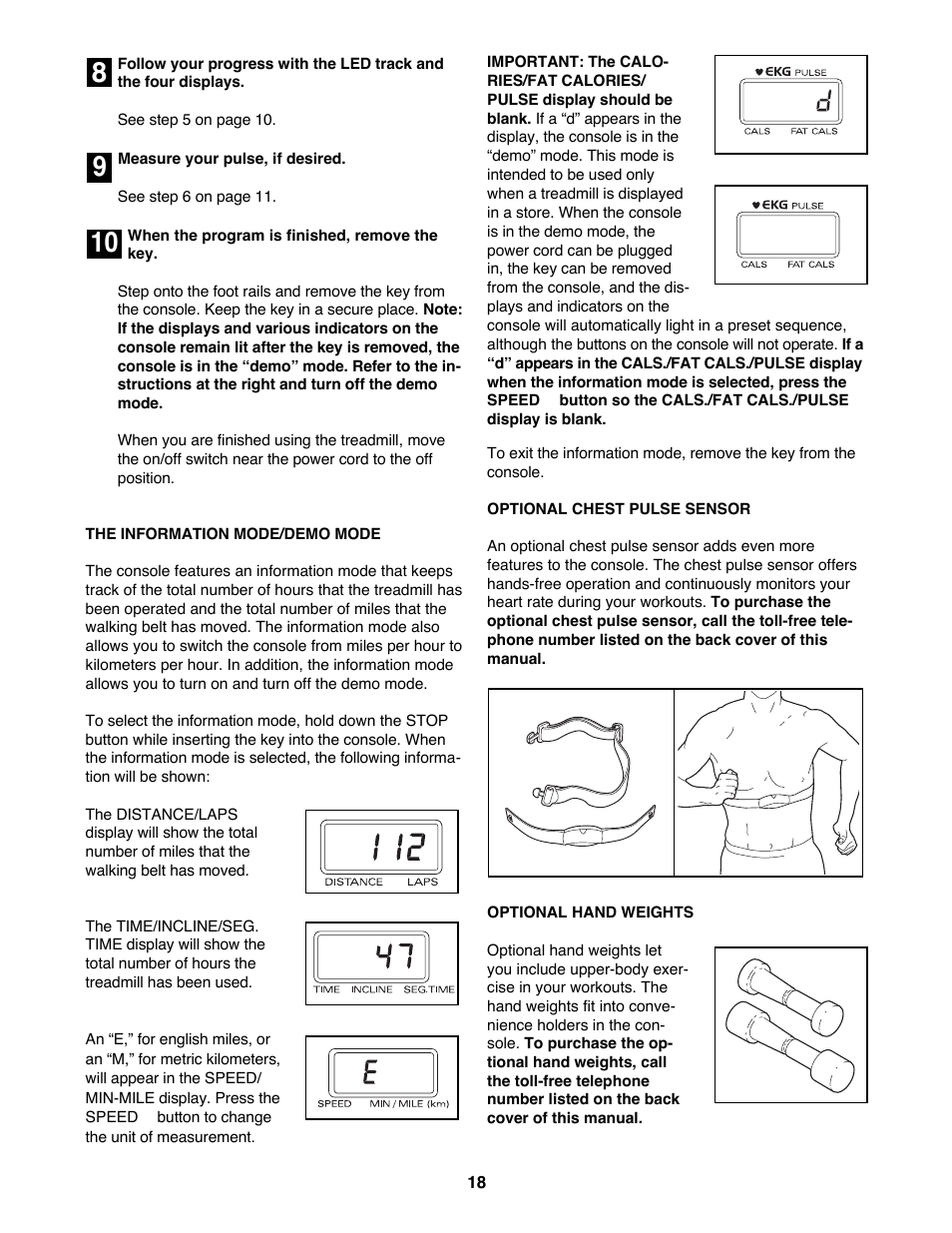 ProForm 831.299281 User Manual | Page 18 / 26