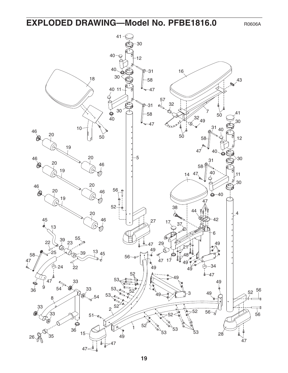 ProForm PFBE1816.0 User Manual | Page 19 / 20