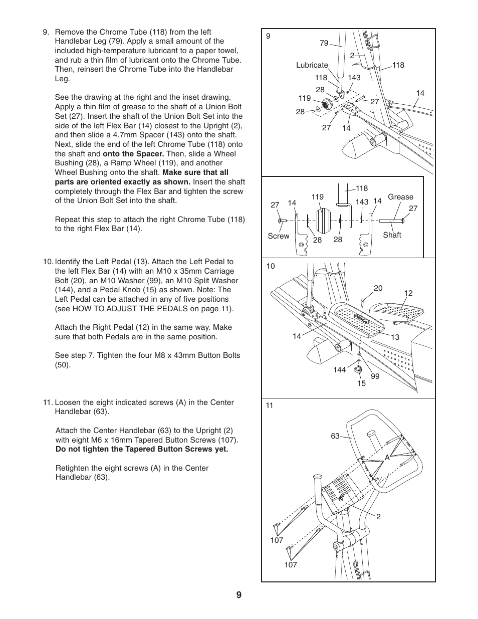 ProForm PFCCEL1305.0 User Manual | Page 9 / 28
