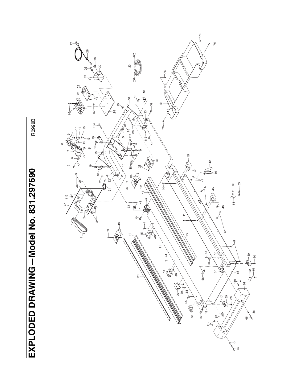 R0998b | ProForm 831.297690 User Manual | Page 16 / 18
