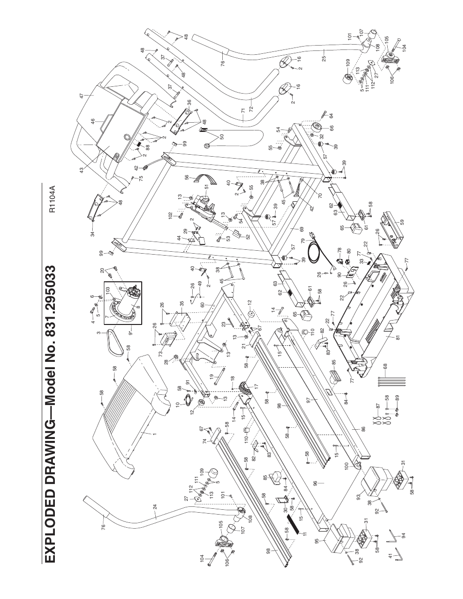 R1 1 0 4 a | ProForm Crosswalk 831.295033 User Manual | Page 21 / 22