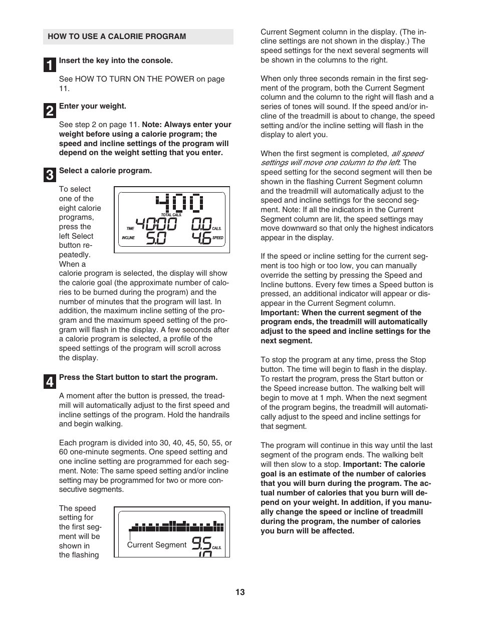 ProForm 831.24646.0 User Manual | Page 13 / 28