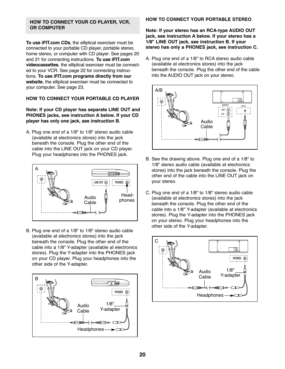 ProForm PFEL5105.3 User Manual | Page 20 / 32