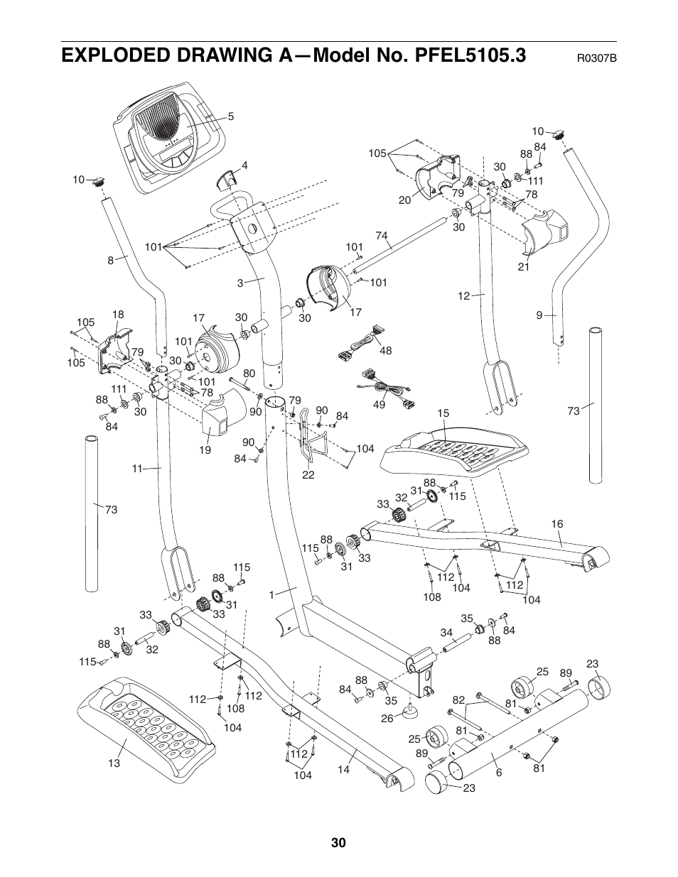 ProForm PFEL5105.3 User Manual | Page 30 / 32