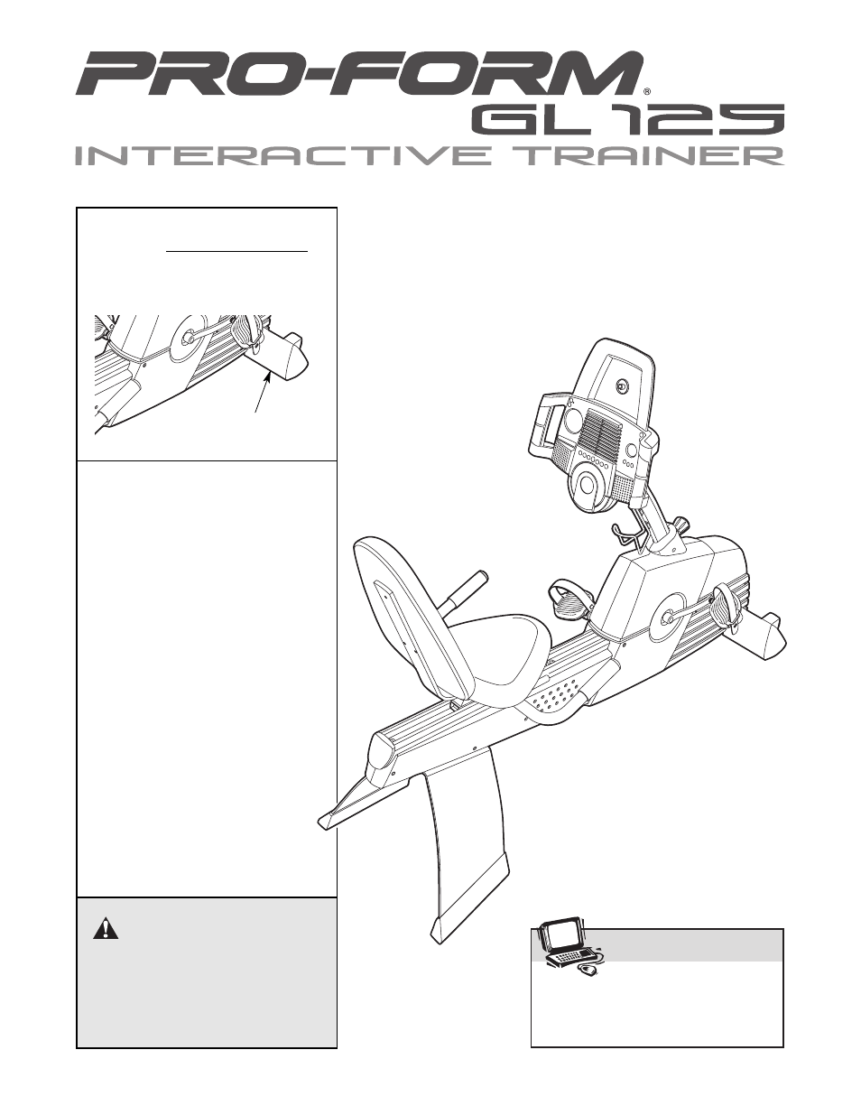 ProForm Interactive Trainer PFEX59030 User Manual | 28 pages