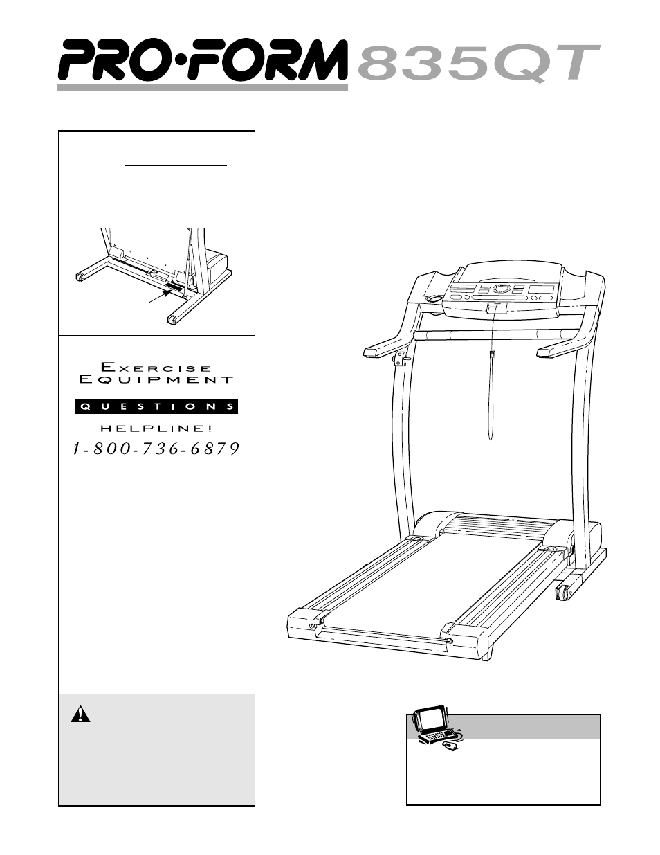 ProForm 835QT 831.299484 User Manual | 30 pages