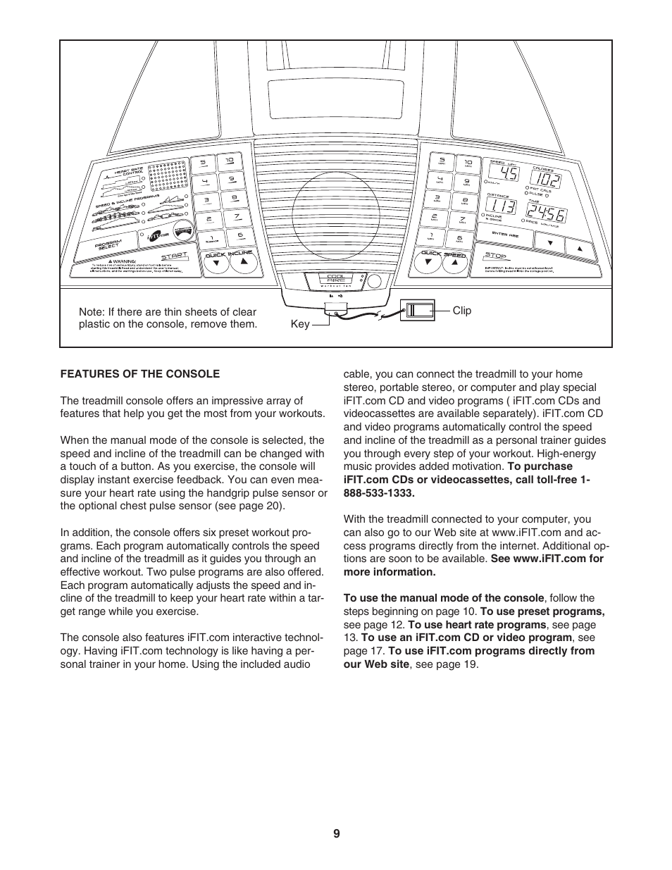ProForm 720 PFTL79023 User Manual | Page 9 / 30