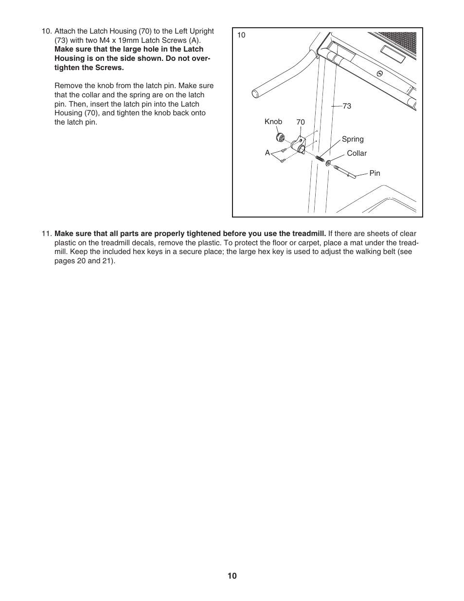 ProForm Trainer PFTL39507.1 User Manual | Page 10 / 28