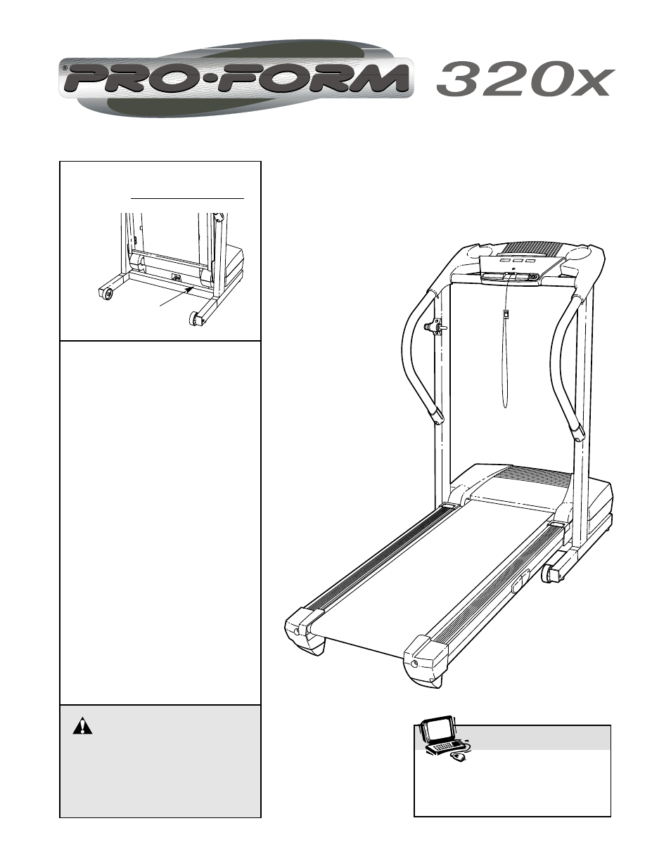 ProForm 320x User Manual | 19 pages