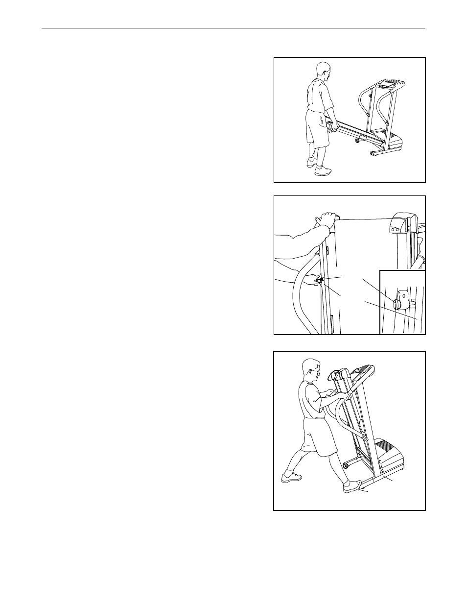 How to fold and move the treadmill | ProForm 320x User Manual | Page 11 / 19