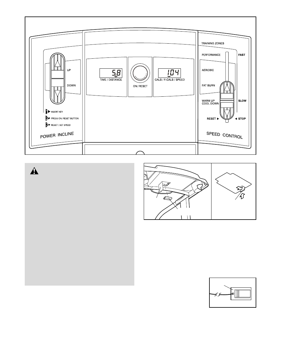 Caution | ProForm 831.299500 User Manual | Page 8 / 19