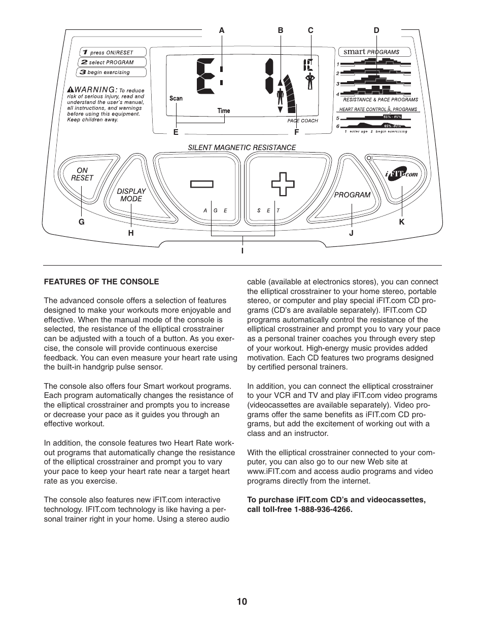 ProForm PFCCEL39014 User Manual | Page 10 / 24