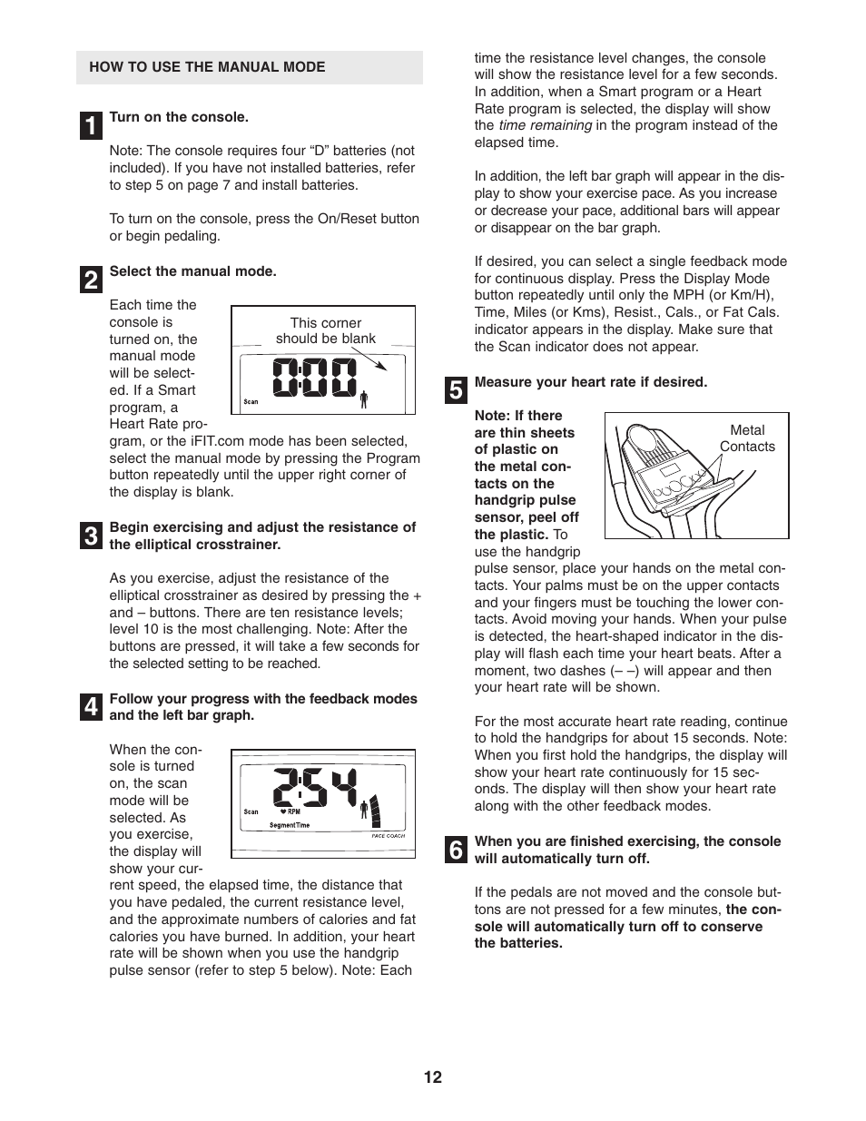 ProForm PFCCEL39014 User Manual | Page 12 / 24