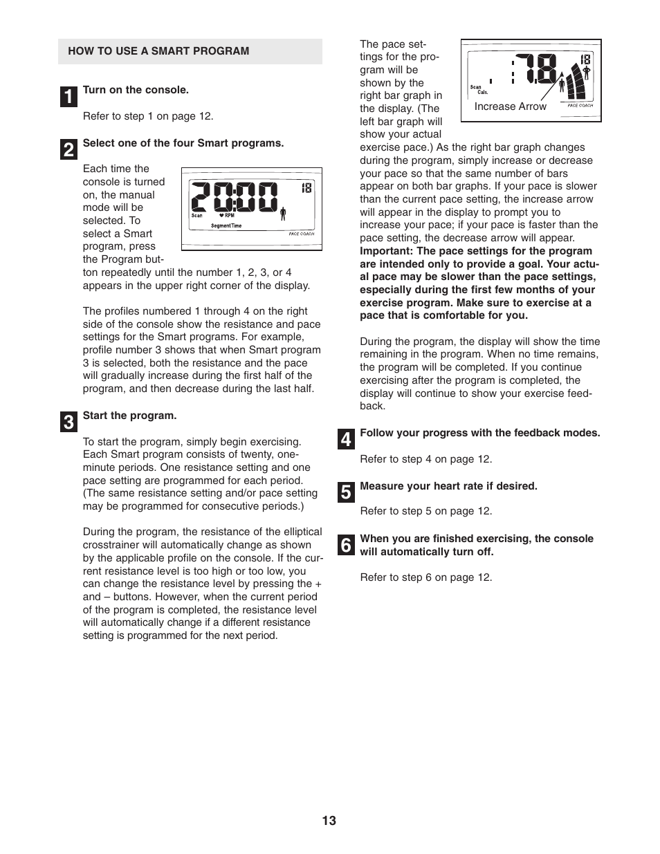 ProForm PFCCEL39014 User Manual | Page 13 / 24