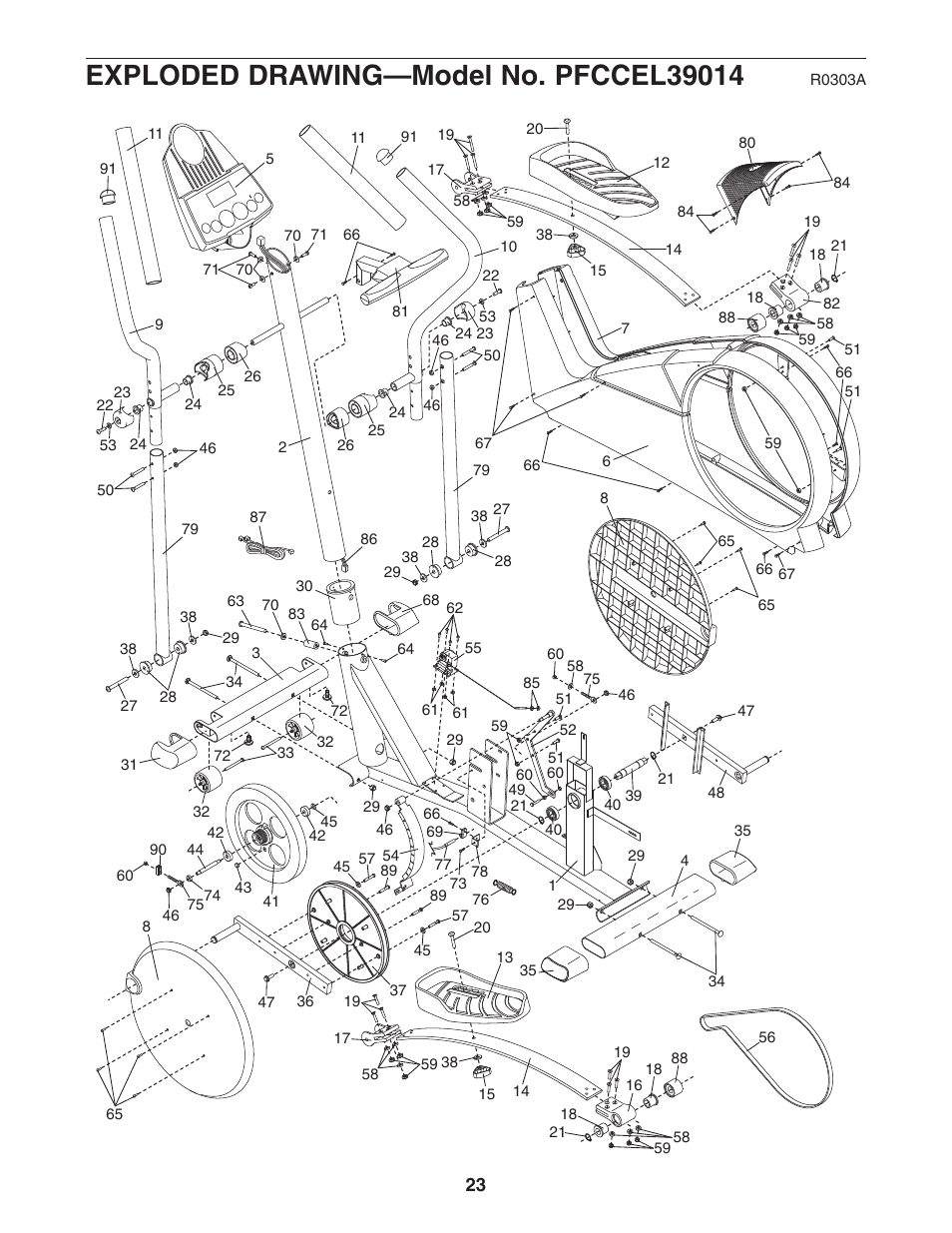 ProForm PFCCEL39014 User Manual | Page 23 / 24