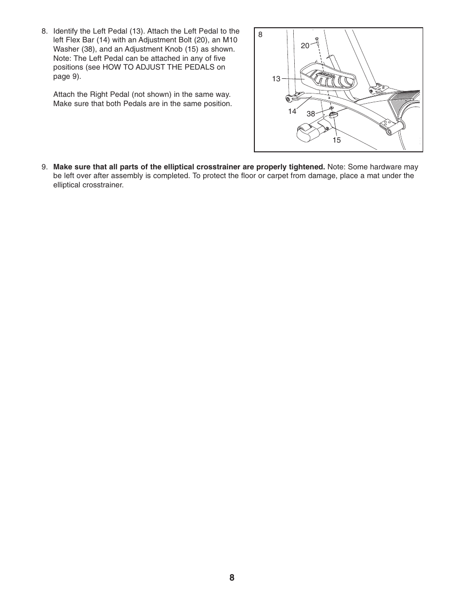 ProForm PFCCEL39014 User Manual | Page 8 / 24